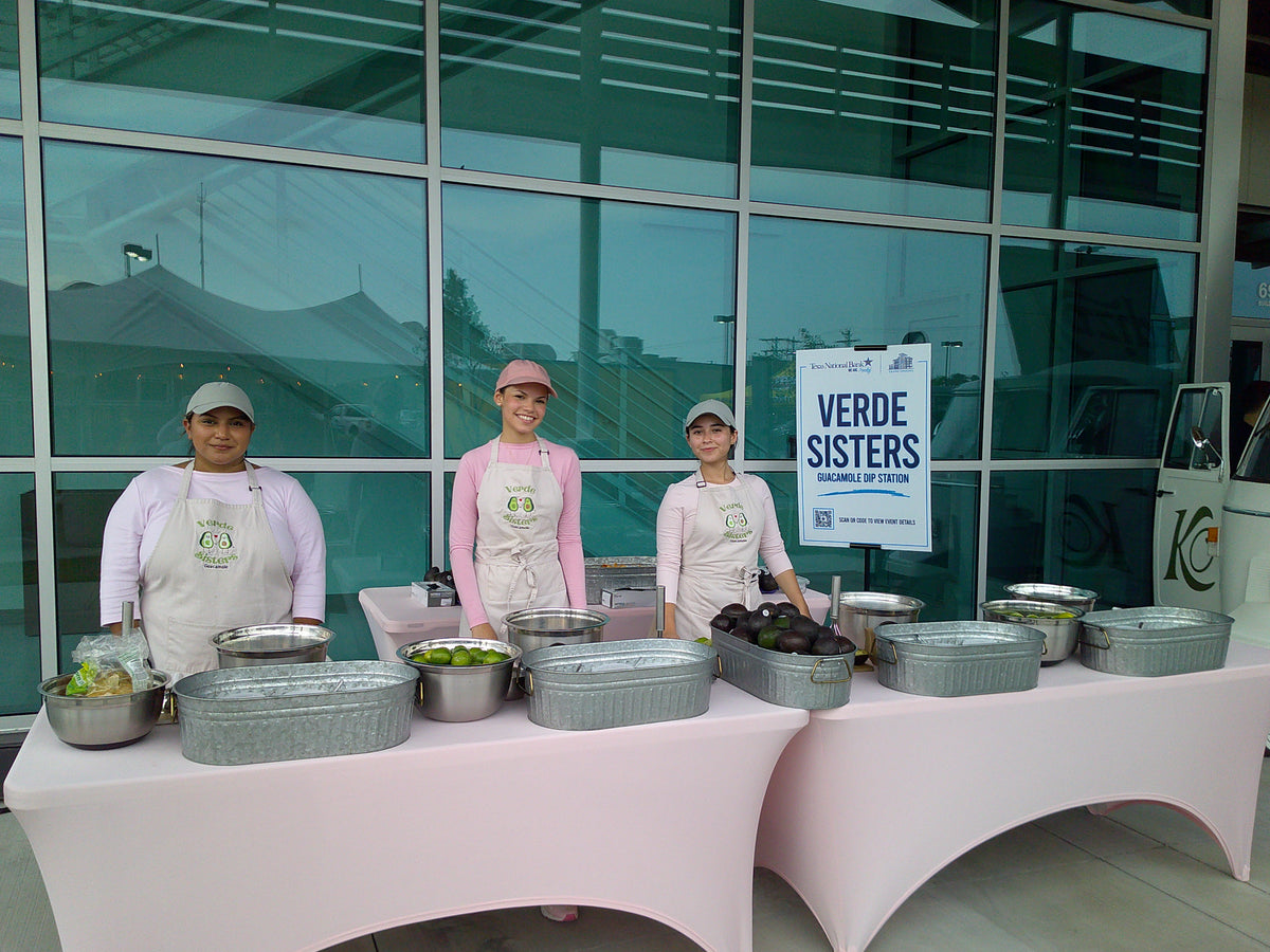 Load video: From fresh guac catering to our interactive Guacamole Bar, we bring the Verde Sisters experience to your special occasion! 💚Weddings, birthdays, corporate events &amp; more.Ready to make your event extra guac-y? Fill our contact form1